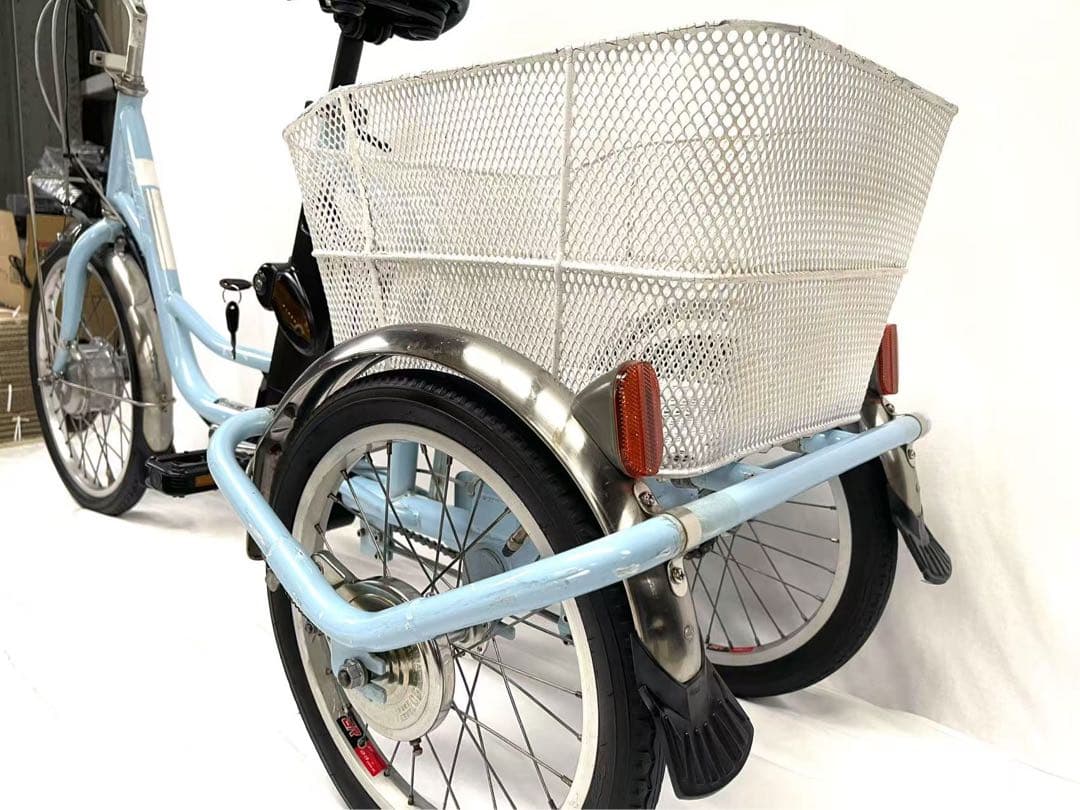 【即乘】送料無料 電動アシスト三輪自転車8.5Ah 20-16インチ動作確認済