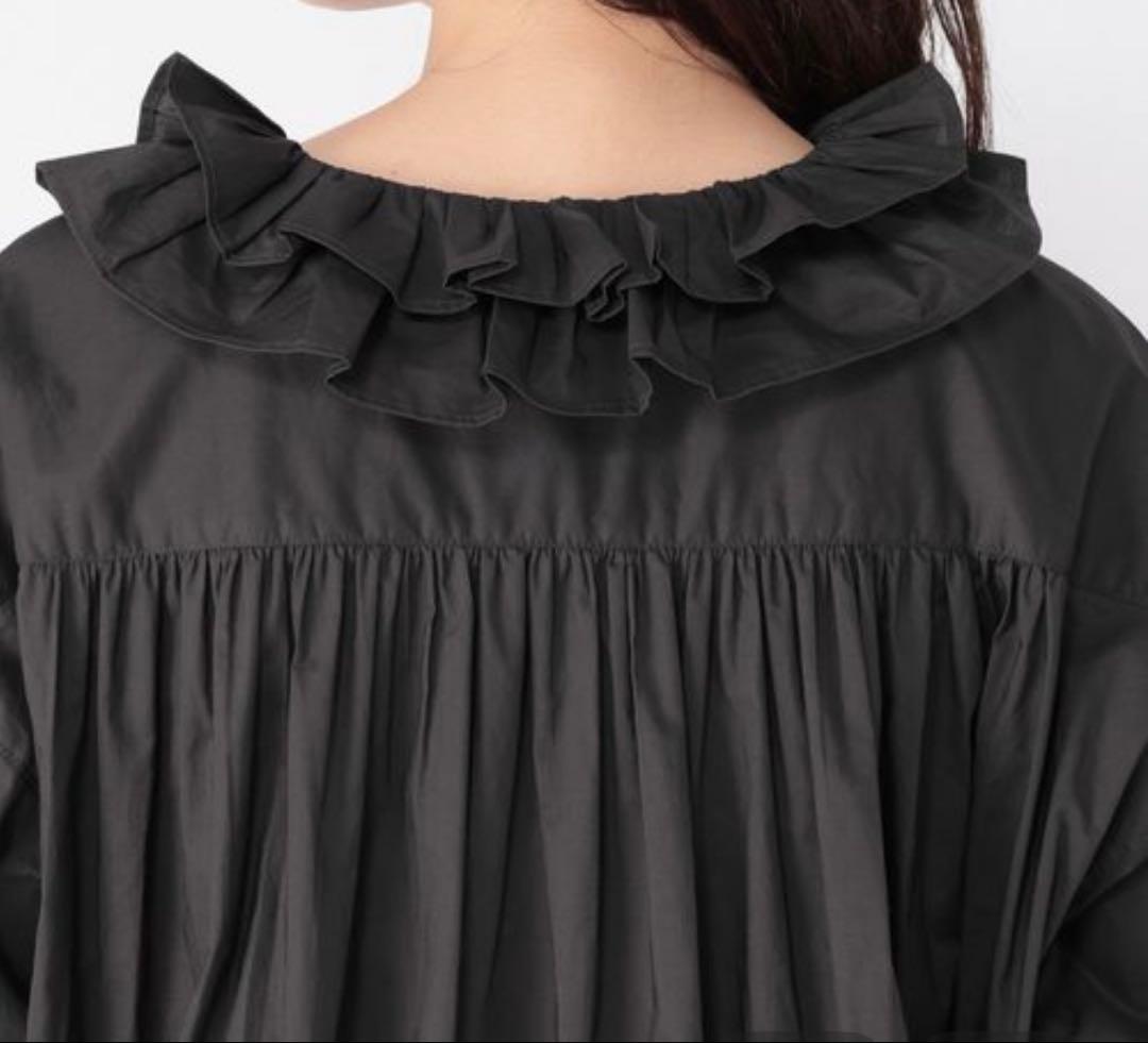 高山都さんコラボ　Wフリルカラーワンピース フリーサイズ