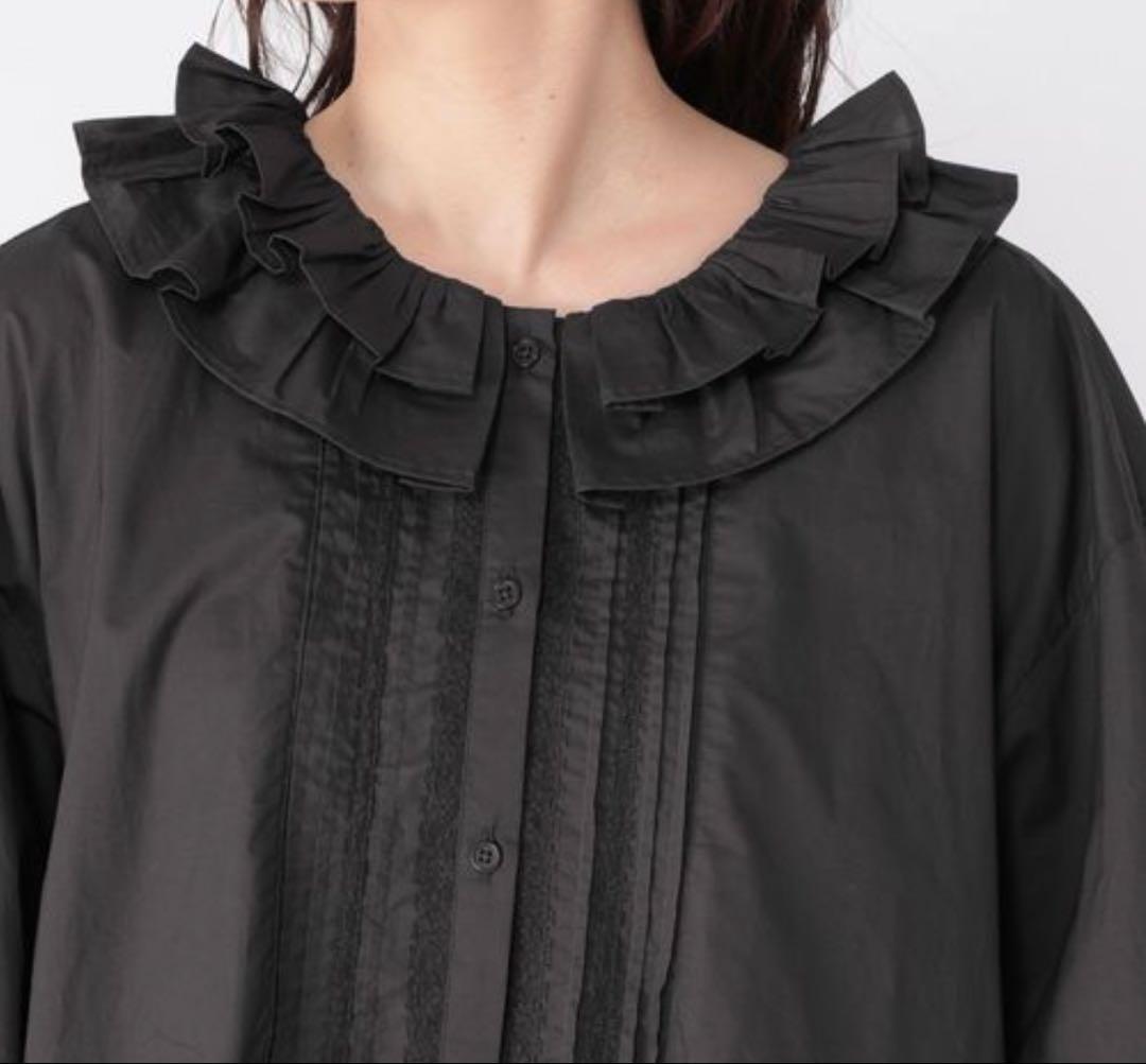 高山都さんコラボ　Wフリルカラーワンピース フリーサイズ