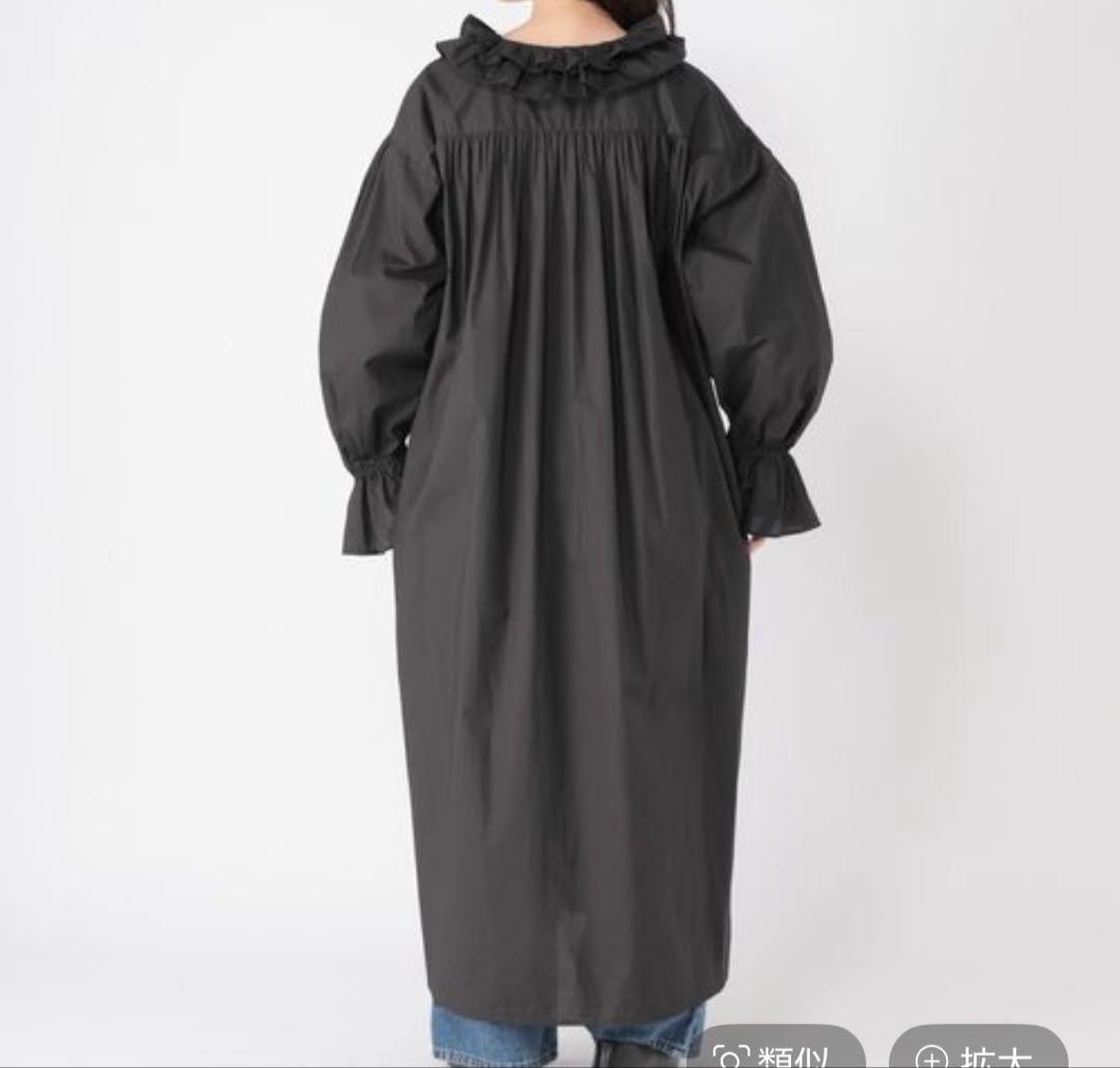 高山都さんコラボ　Wフリルカラーワンピース フリーサイズ