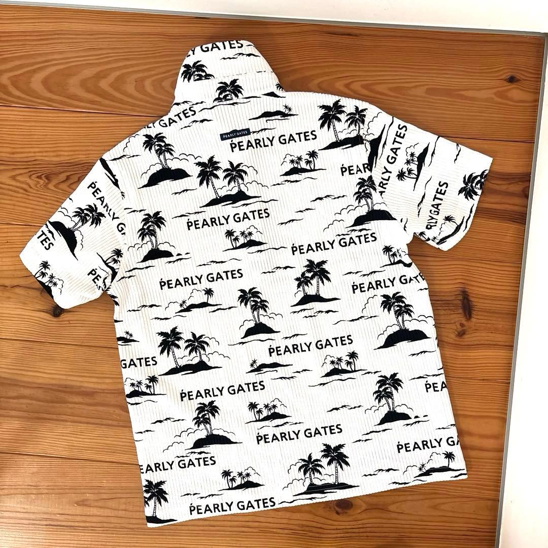 パーリーゲイツ　半袖襟付きトップス