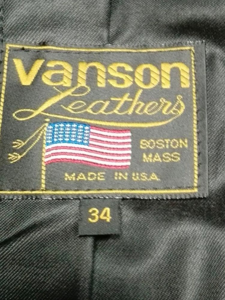 レザージャケット ライダースジャケット vanson