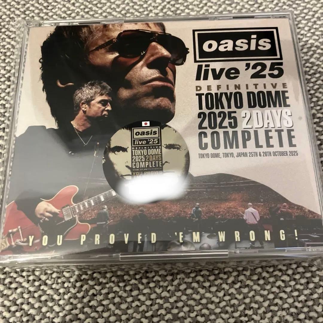 新品未開封品 oasis DEFINITIVE TOKYO DOME 2025