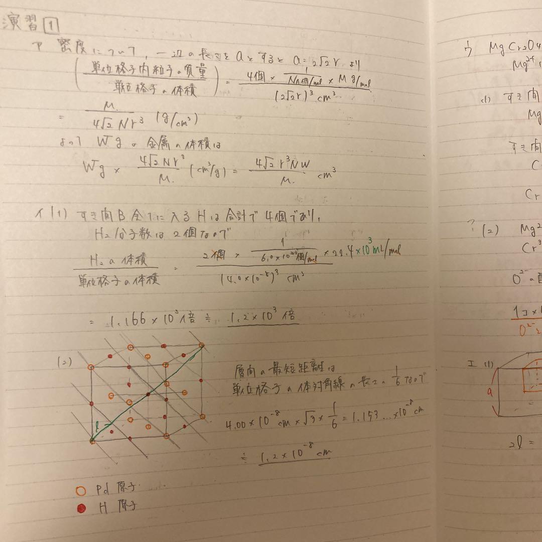 駿台テキスト　東大化学（夏期・冬期）直前・東大プレ化学演習　計3冊