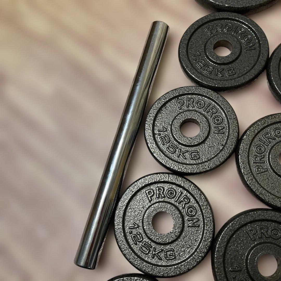 PROIRON ダンベル 鉄アレイ アジャスタブル 合計24kg