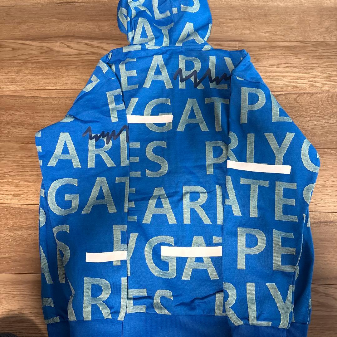【新品　未使用】PEARLY GATES フルジップフーディ XL ブルー