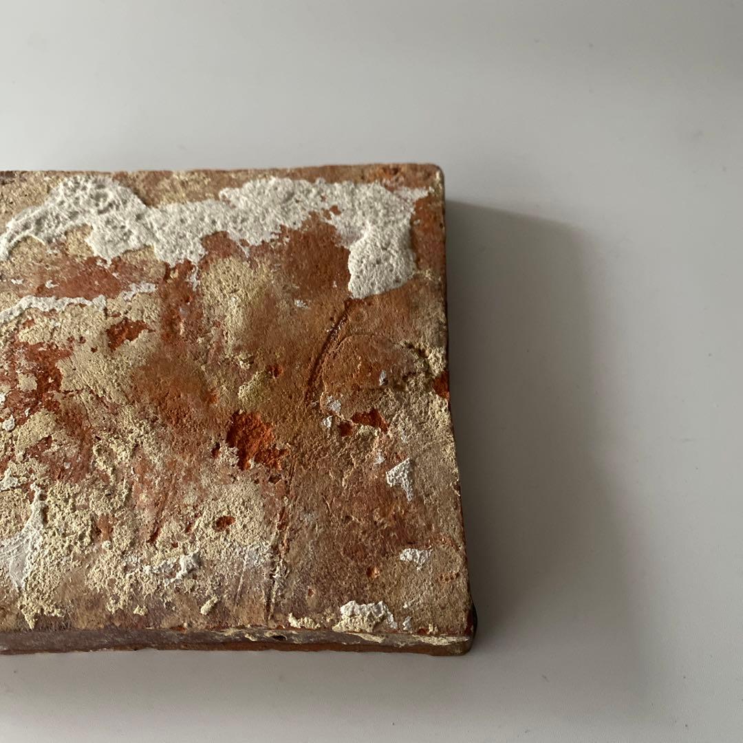 獅子図 タイル オランダ 古道具坂田 民藝 民芸 骨董 アンティーク デルフト