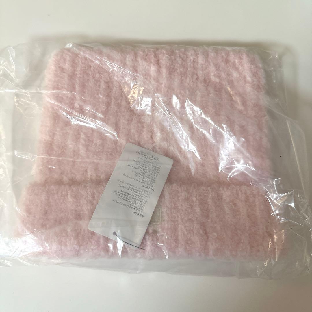 MLB Korea☆完売品☆MLB 猫耳 ミャオン ビーニー ピンク カリナ着用