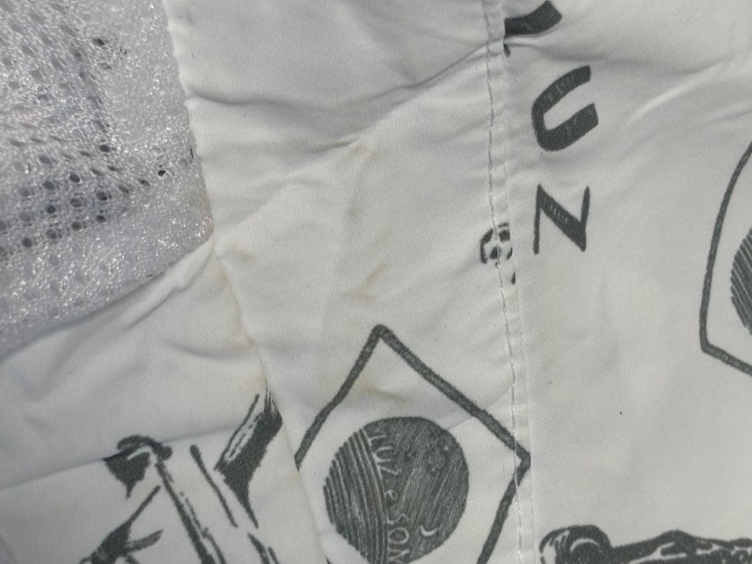 希少 XL ルースイソンブラ GINGA 総柄 コーチジャケット ホワイト 白