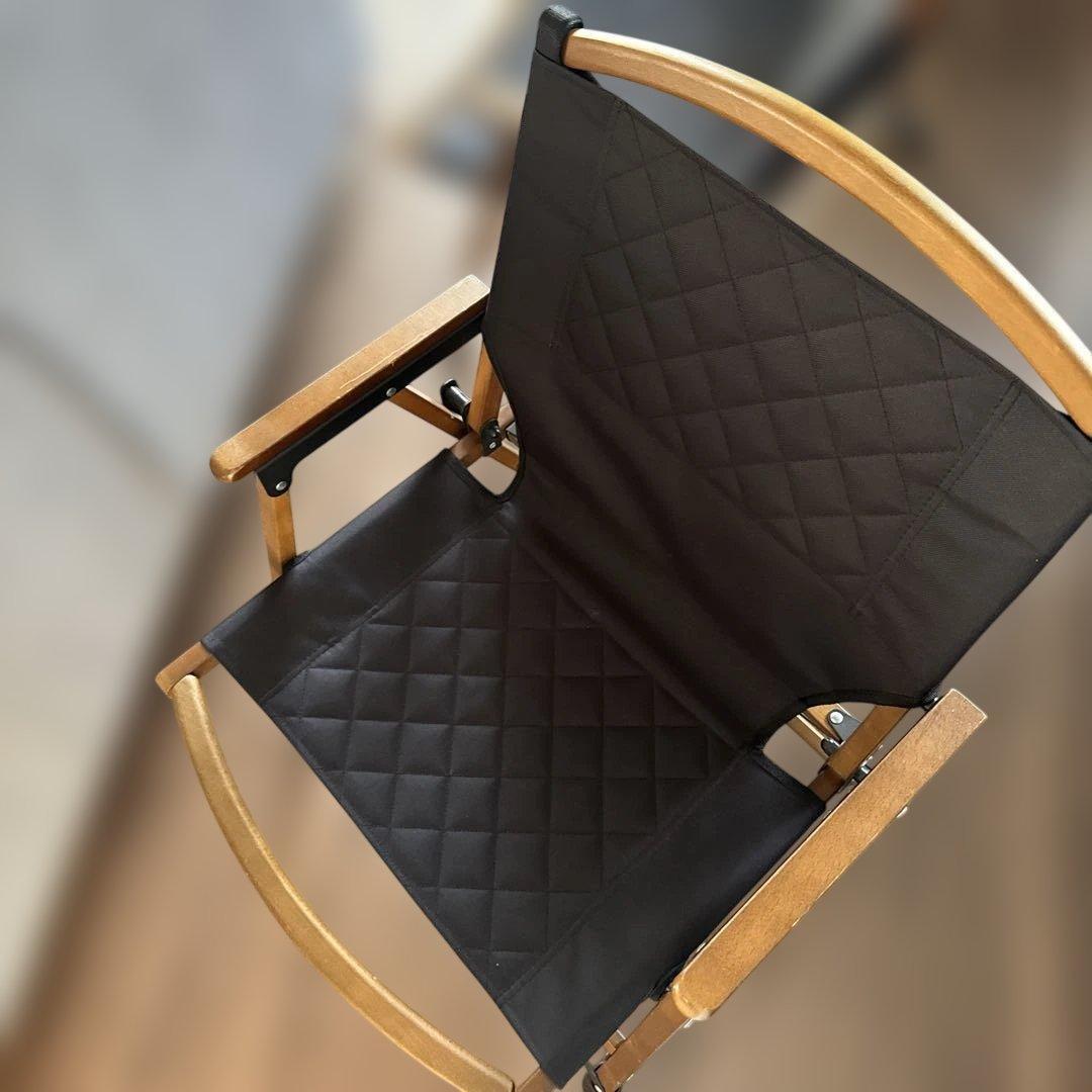 2脚セット クイックキャンプ　ウッドローチェア QC-WLC QUICKCAMP