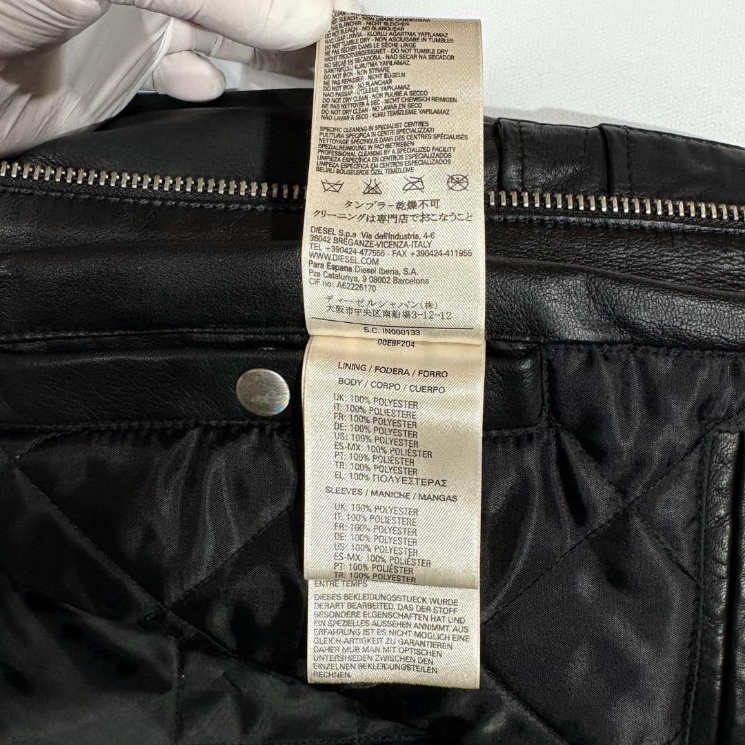 ✨大幅値下げ✨17,800円美品 ★DIESELディーゼル羊革MA-1S中綿