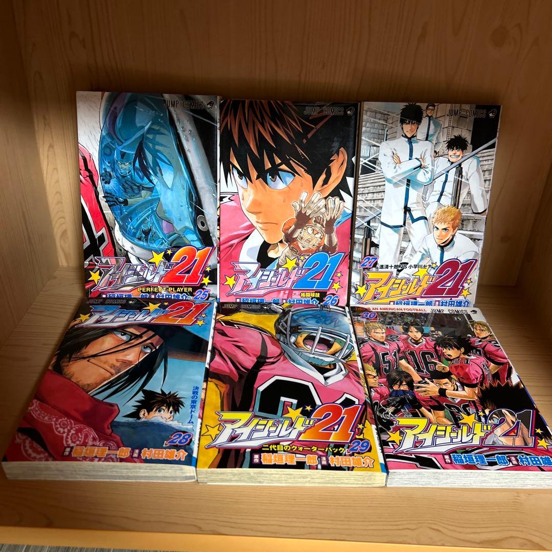 大人気漫画アイシールド211巻から37巻全巻完結まとめ売りセット漫画研究所38冊