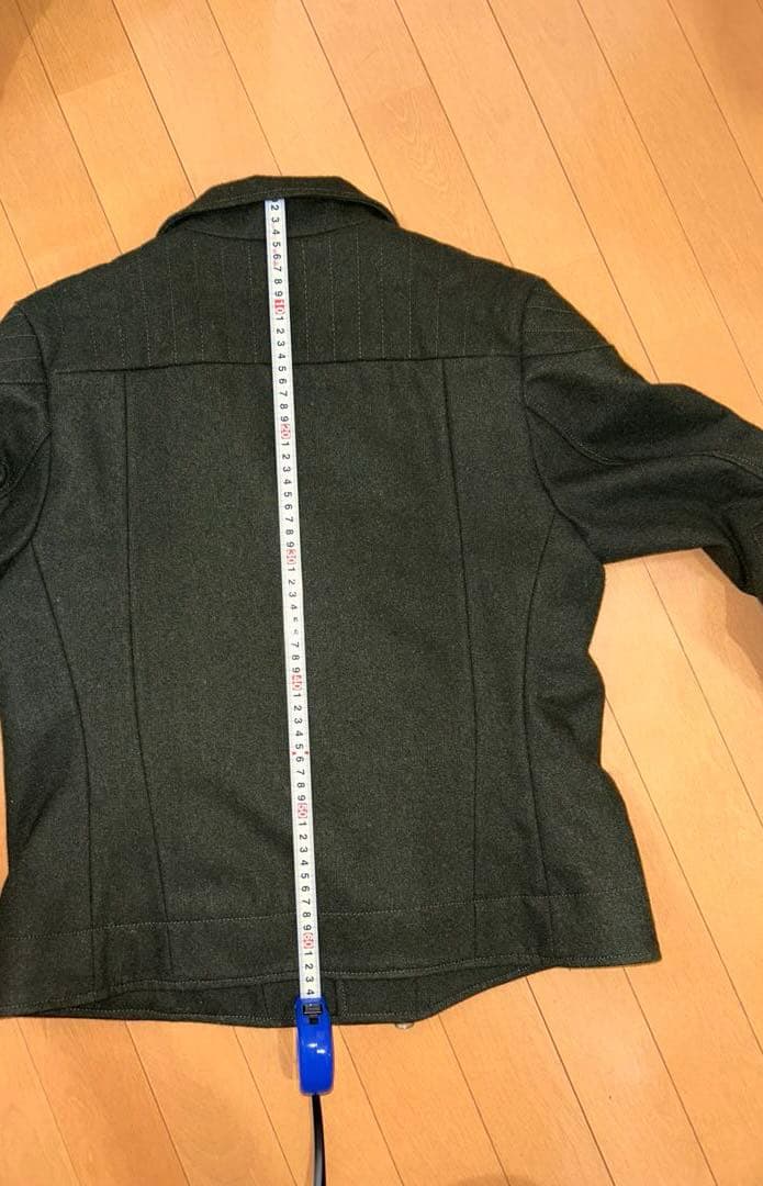 FINAL  ウールダブルライダースジャケット　archive y2k