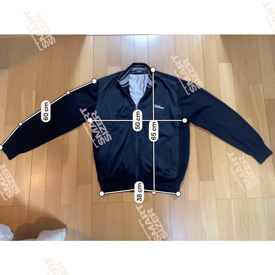 Titleist タイトリスト ニットブルゾン LL ブラック ゴルフジャケット