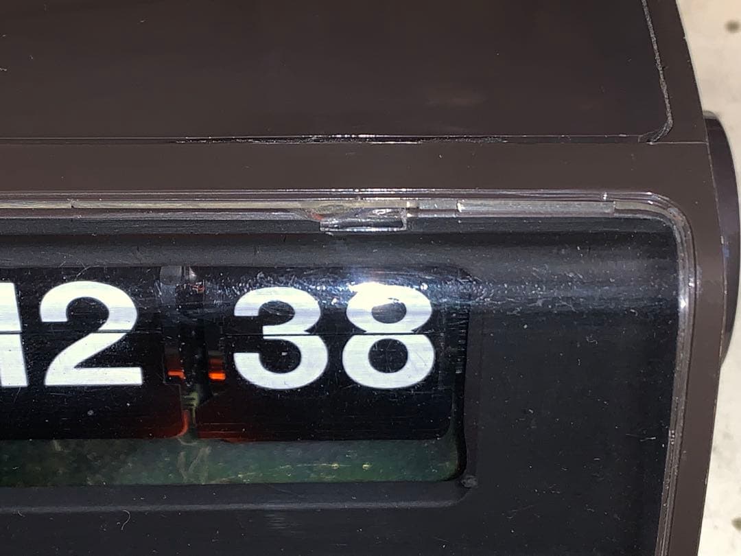 昭和レトロ　動作品　コパル　COPAL パタパタ時計　スペースエイジ　イームズ