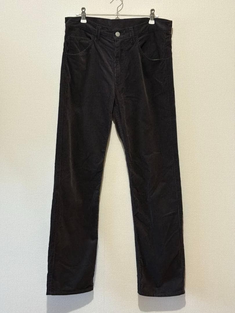 23AW COMOLI コーデュロイ 5p パンツ stone navy 2