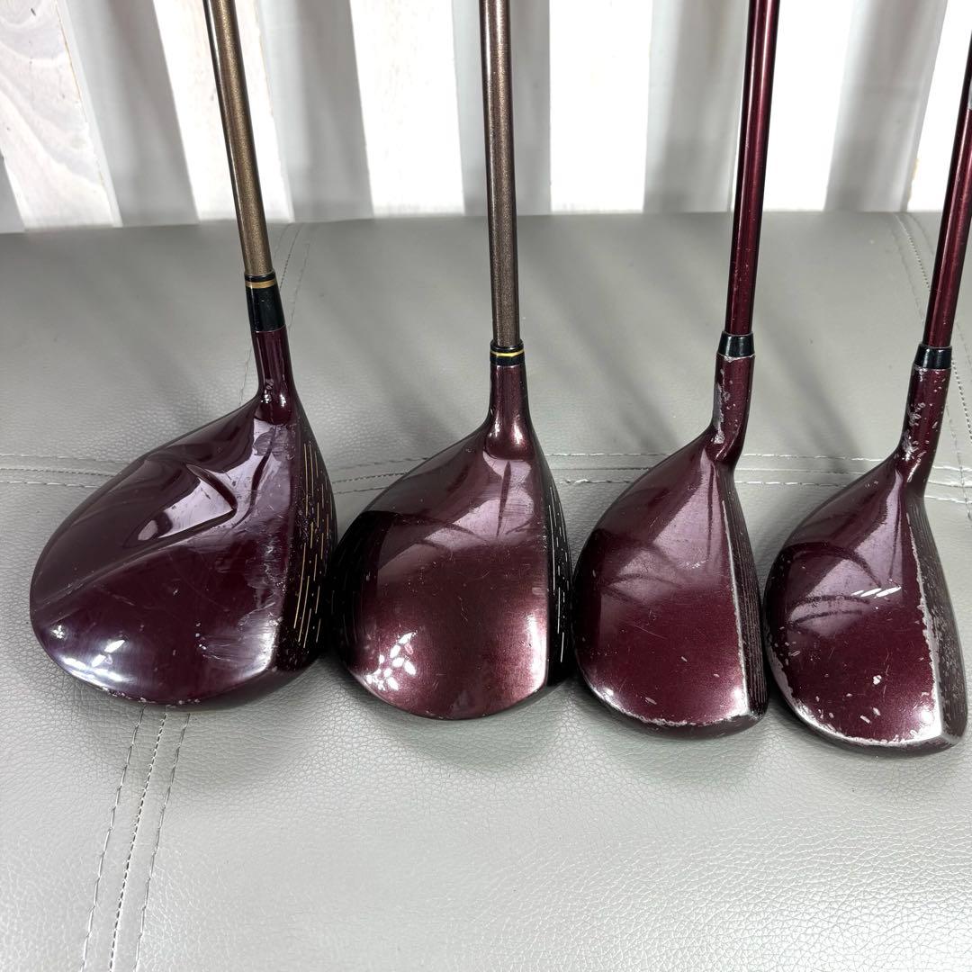 本格派 レディースゴルフクラブ 10本 ゴルフセット 豪華セット お試しセット