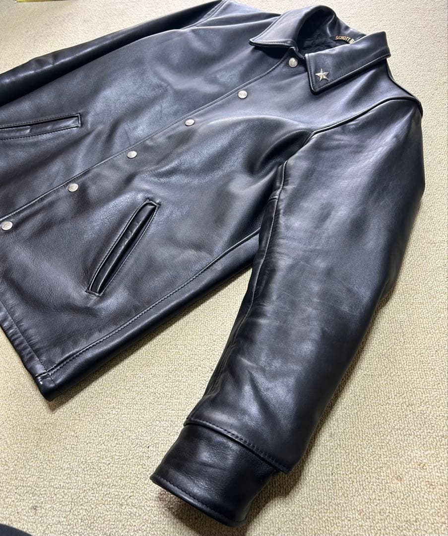 Schott ワンスターレザーコーチジャケット