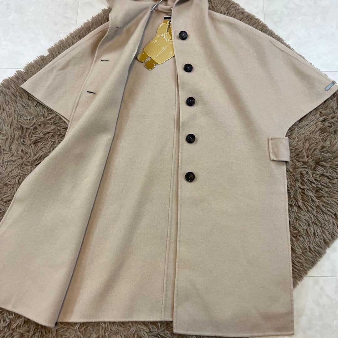 新品タグ付✨リバーポンチョコート　最高峰クチーノアマーノ　スポーツマックスコード