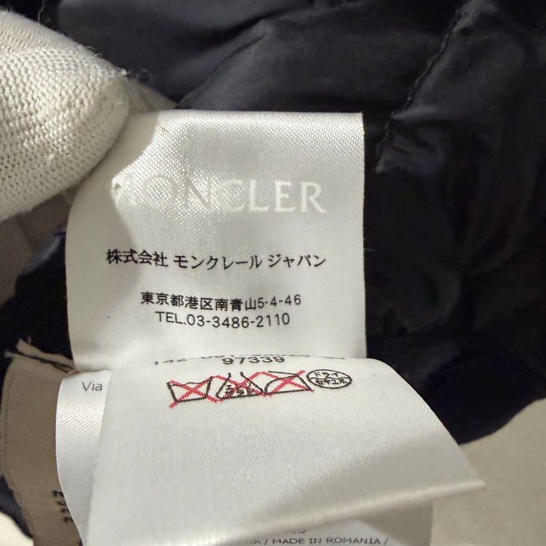 【美品✨希少‼︎】モンクレール　ダウンベスト　ニット切り替え　ペイズリー　XL!!