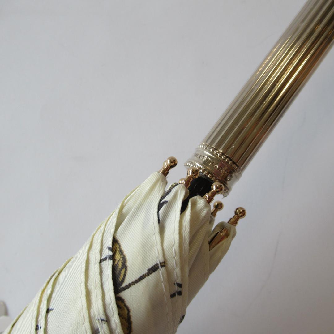 ジルスチュアート新品オレンジ ボタニカルプリント雨傘 / 長傘 2/2