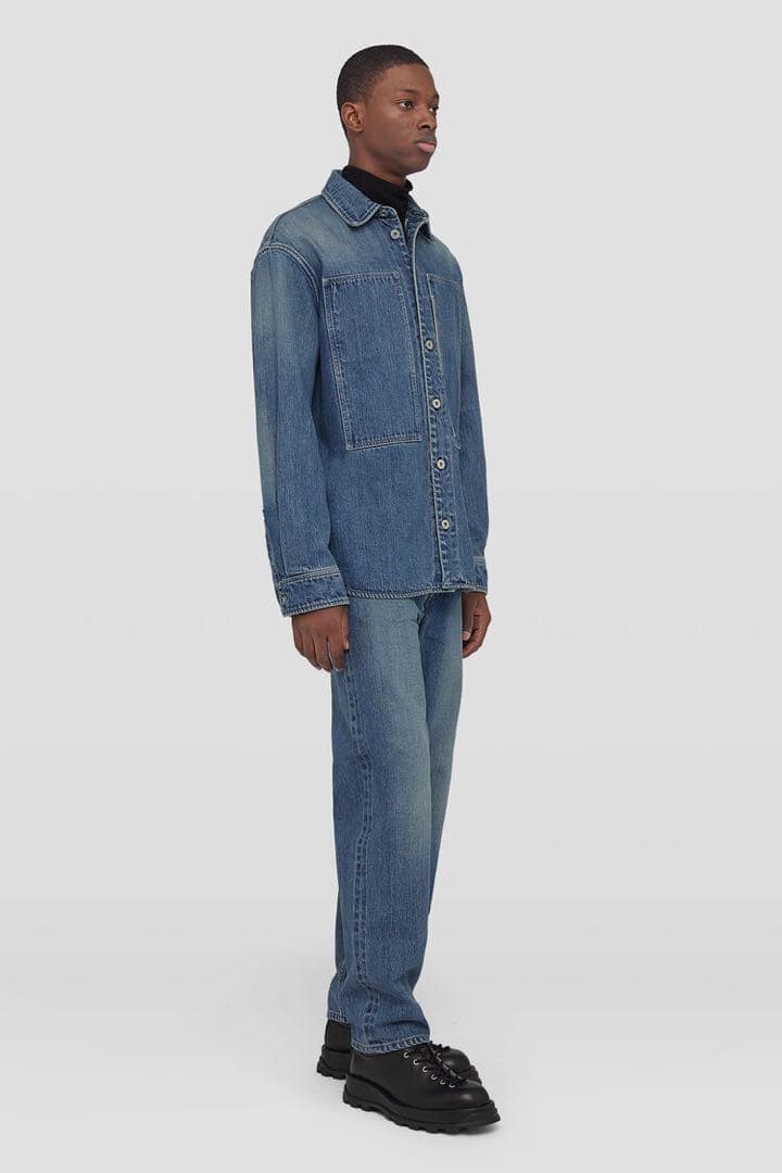 早い者勝ち 売り切りJILSANDER+ジルサンダープラス デニムシャツ