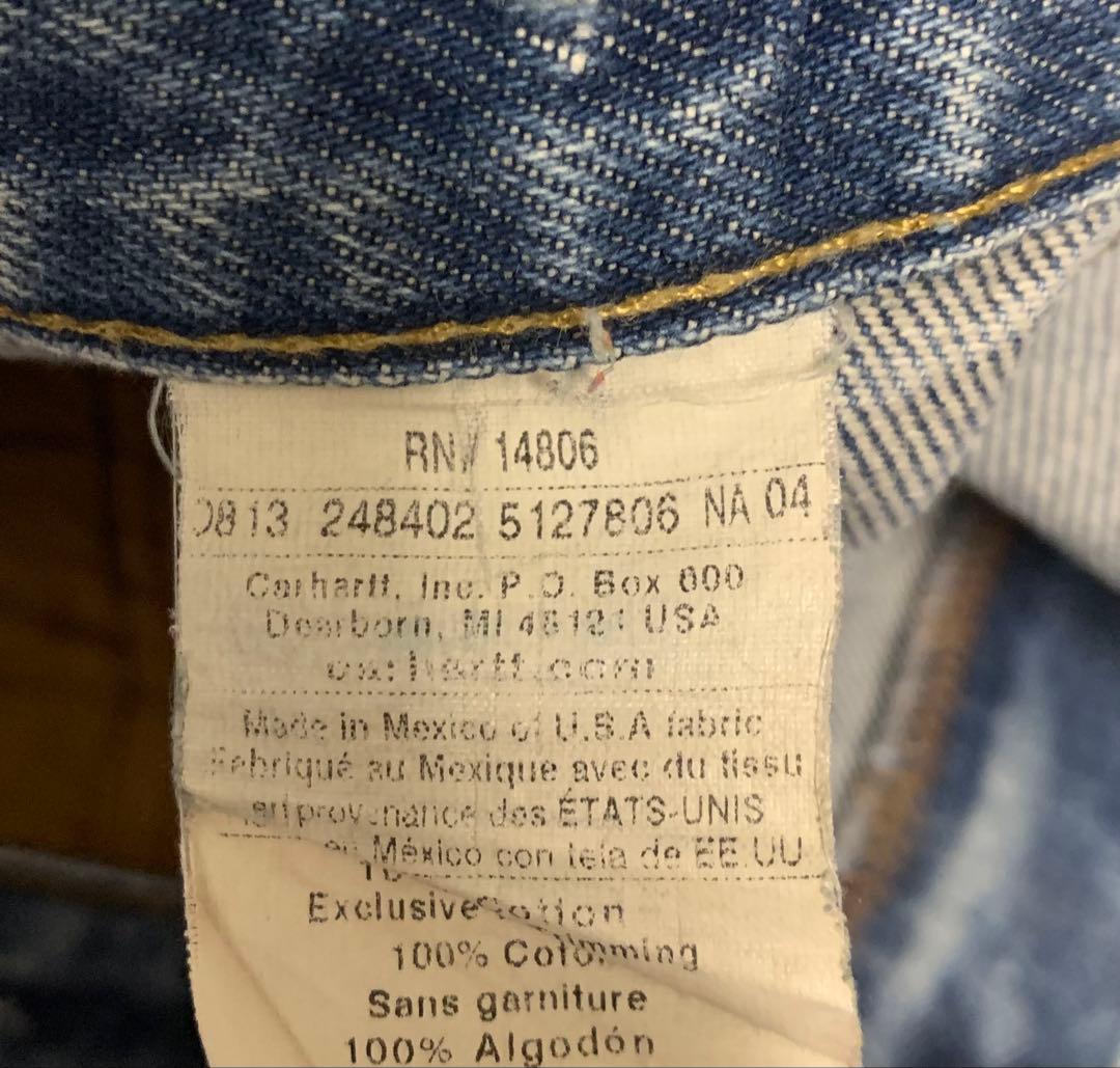 Carhartt ダブルニーデニムペインターパンツ　USA fabric