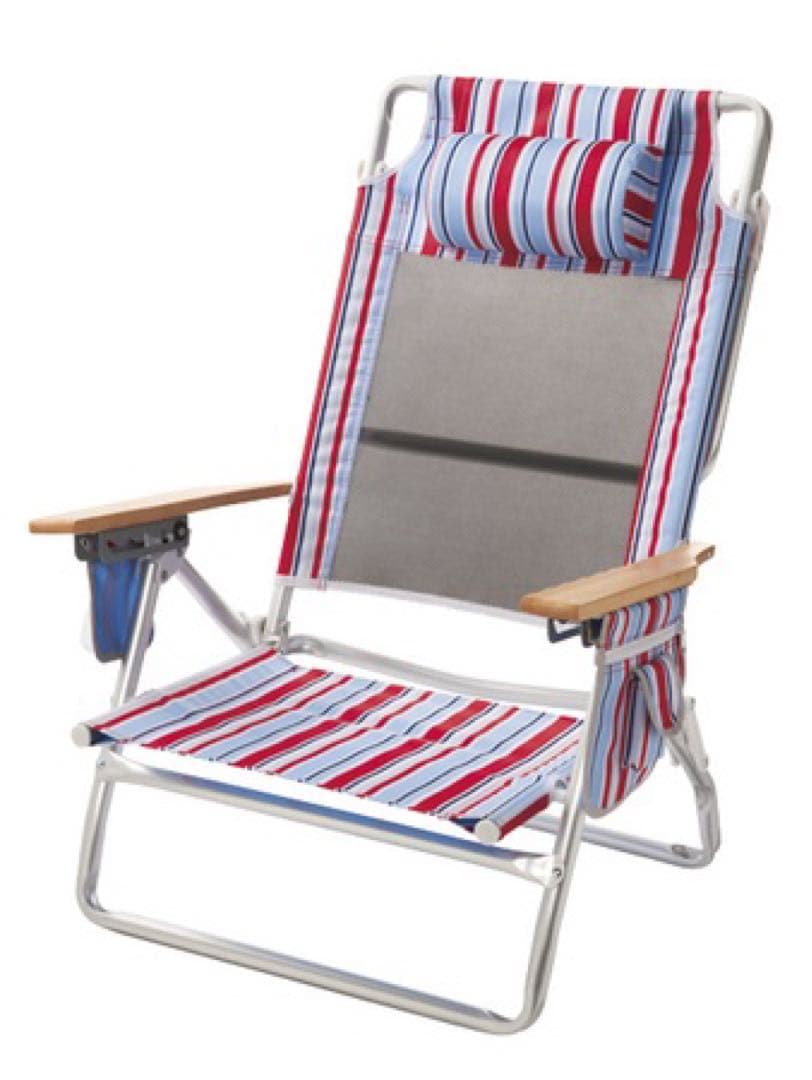 Coleman 2個アルミビーチラウンジャー（ストライプ） 2月末まで出品