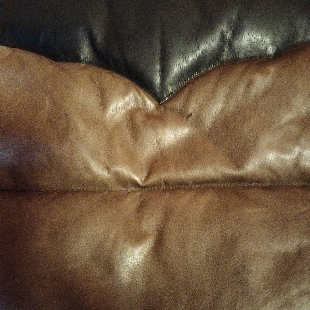 中古 THE FLAT HEAD ディアスキン 鹿革 ダウンベスト