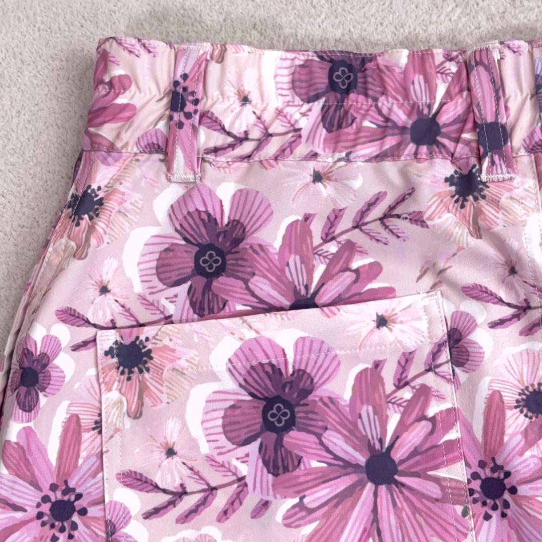 【marie claire】マリークレール ゴルフスカート 花柄 4WAY 人気