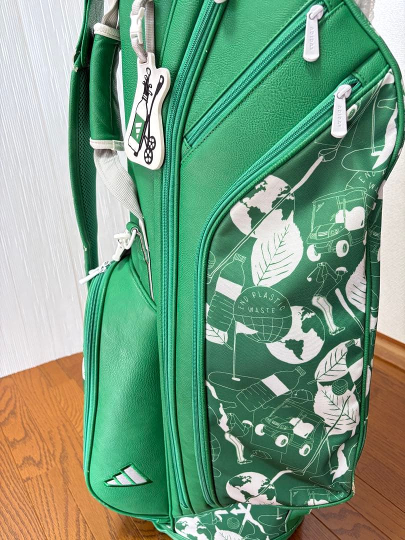adidasアディダス ゴルフPLAY GREEN スタンド式 キャディバッグ