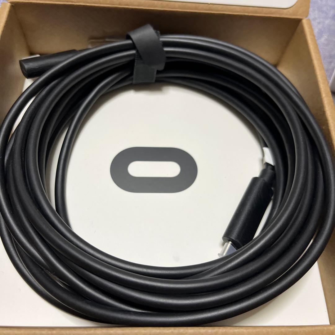  Quest 3 128GB+リンクケーブル、ヘッドストラップ