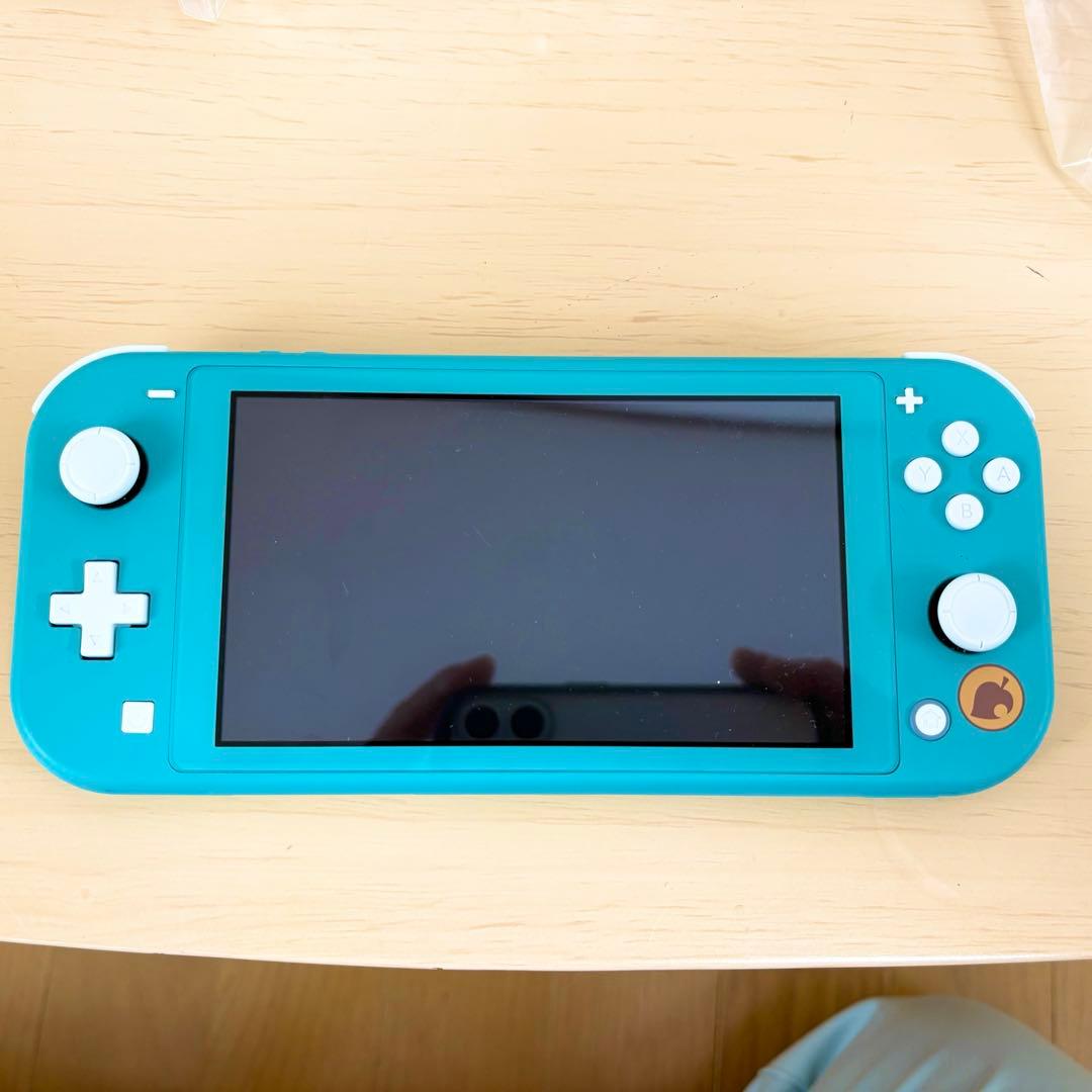 Switch Lite スイッチライトどうぶつの森 本体 動作良好 初期化済み