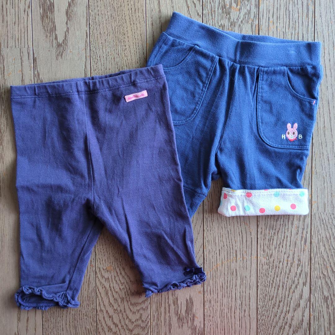 HOT BISCUITS 女の子夏用上下7点セット 80