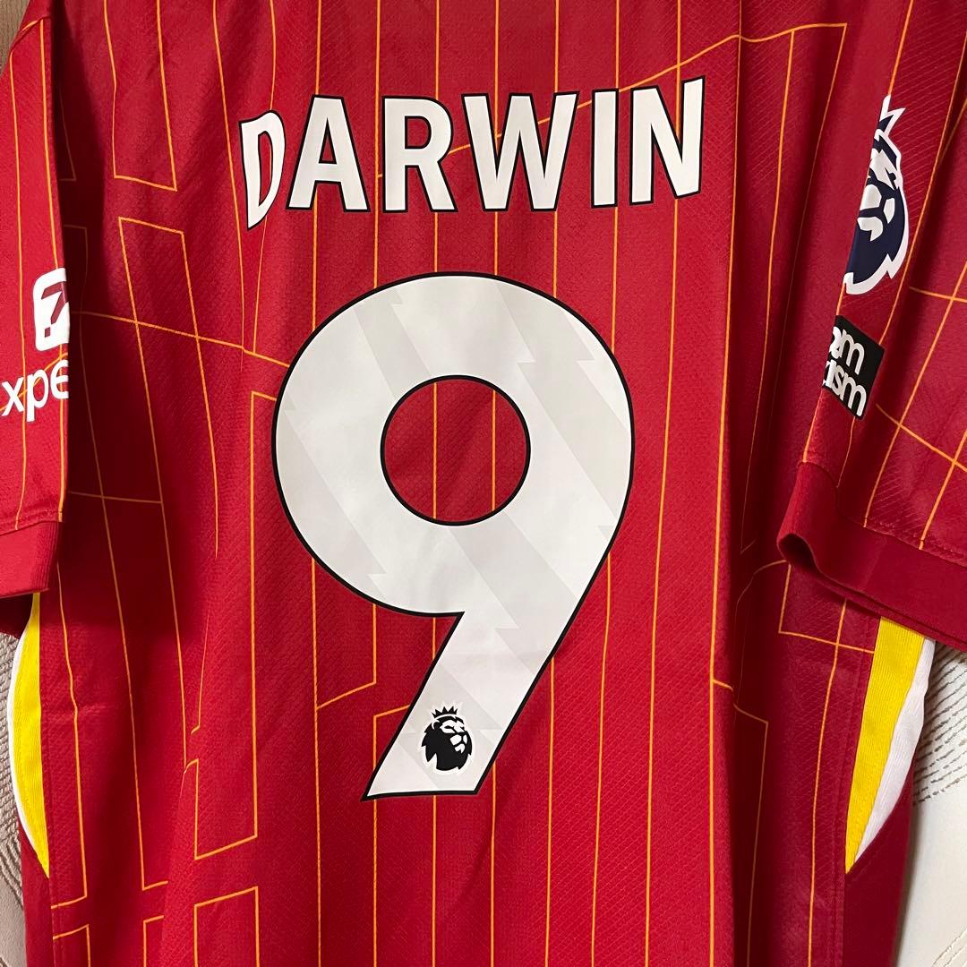 リバプール2024/25ヌニェスサッカーユニフォーム　ダルウィンfootball