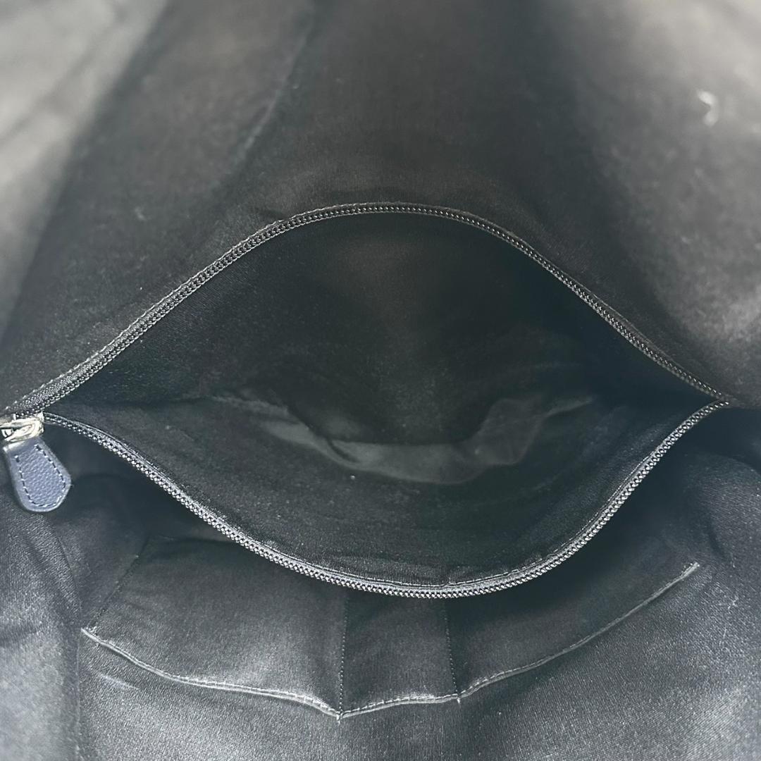 COACH コーチ チャールズ フォールドオーバー 2way トートバッグ 濃紺