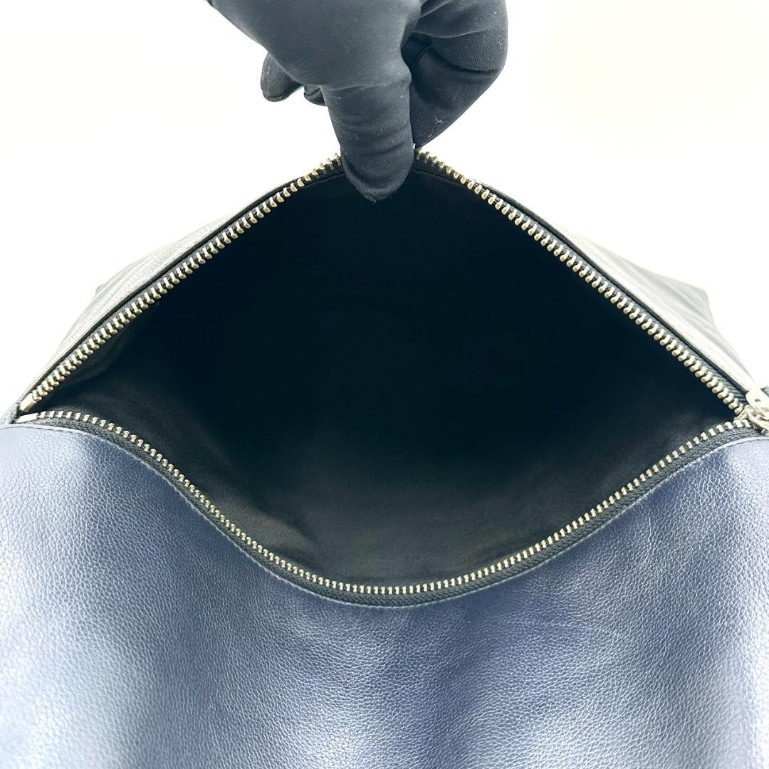 COACH コーチ チャールズ フォールドオーバー 2way トートバッグ 濃紺