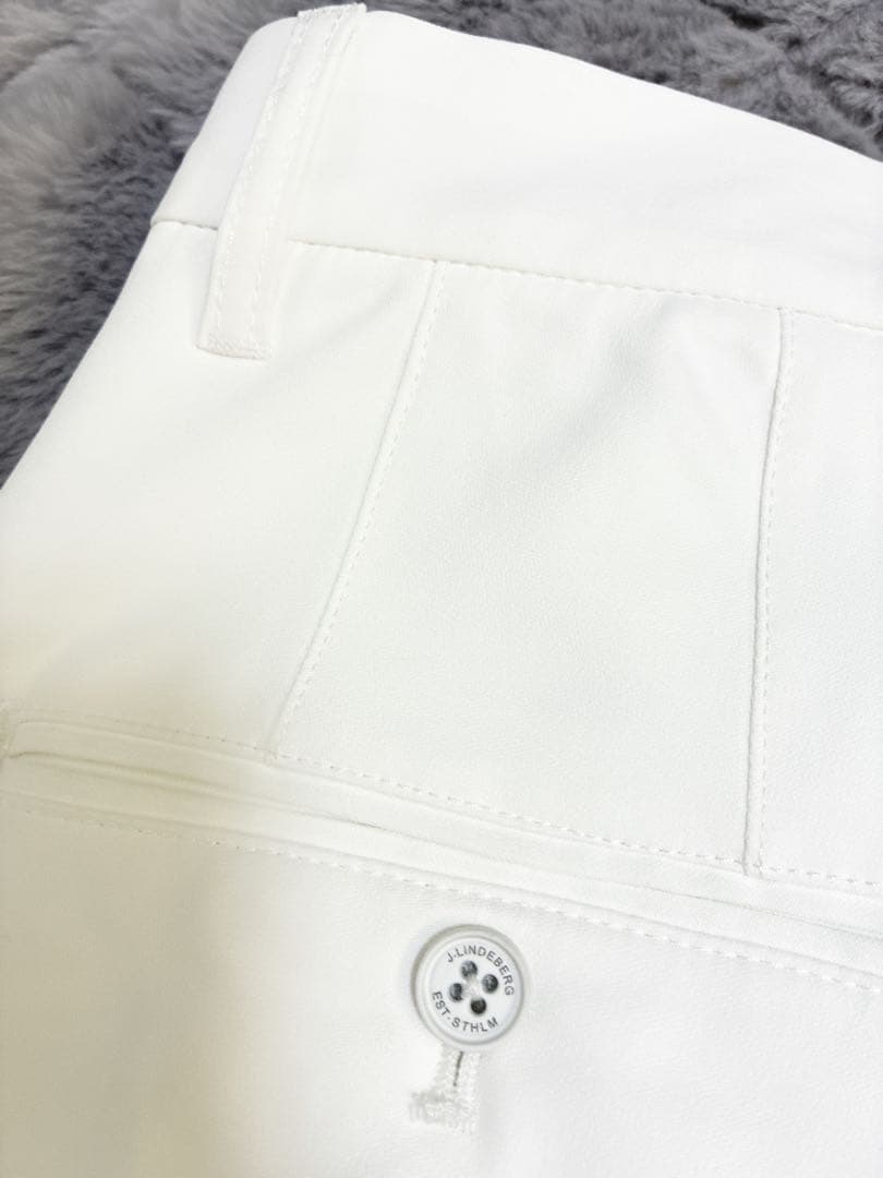 J.LINDEBERGマイクロハイストレッチパンツ ホワイト サイズ30