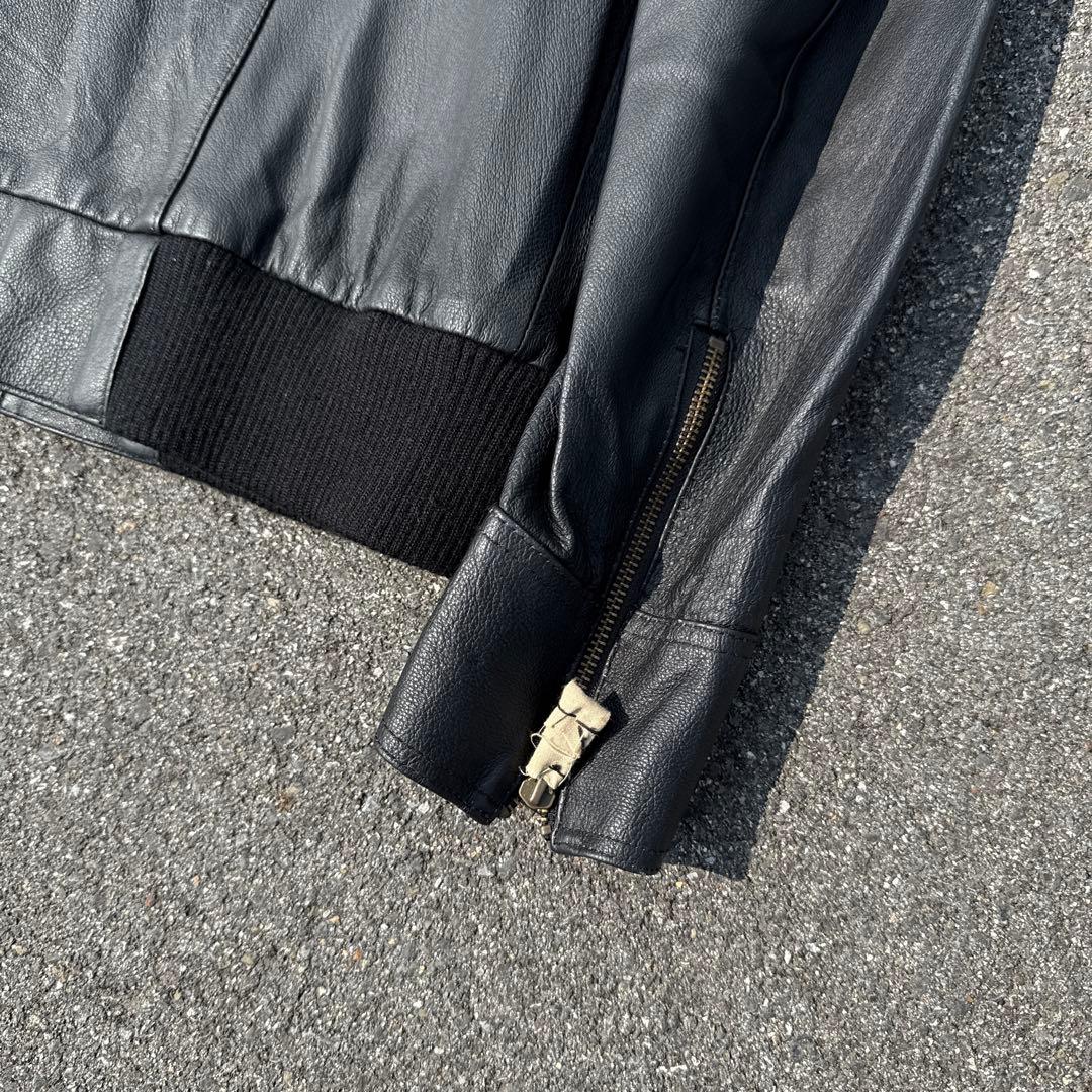 ジャケット・アウター 00s dark wear archive leather jacket