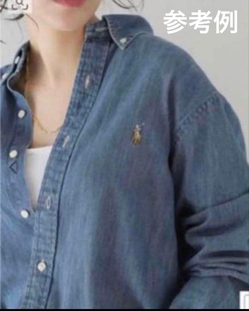 【定番】Ralph Lauren ボタンダウン デニム シャツ ダンガリー