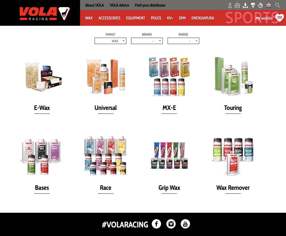 VOLA　HM RACE　リキッド　赤　250ml　swix toko lm