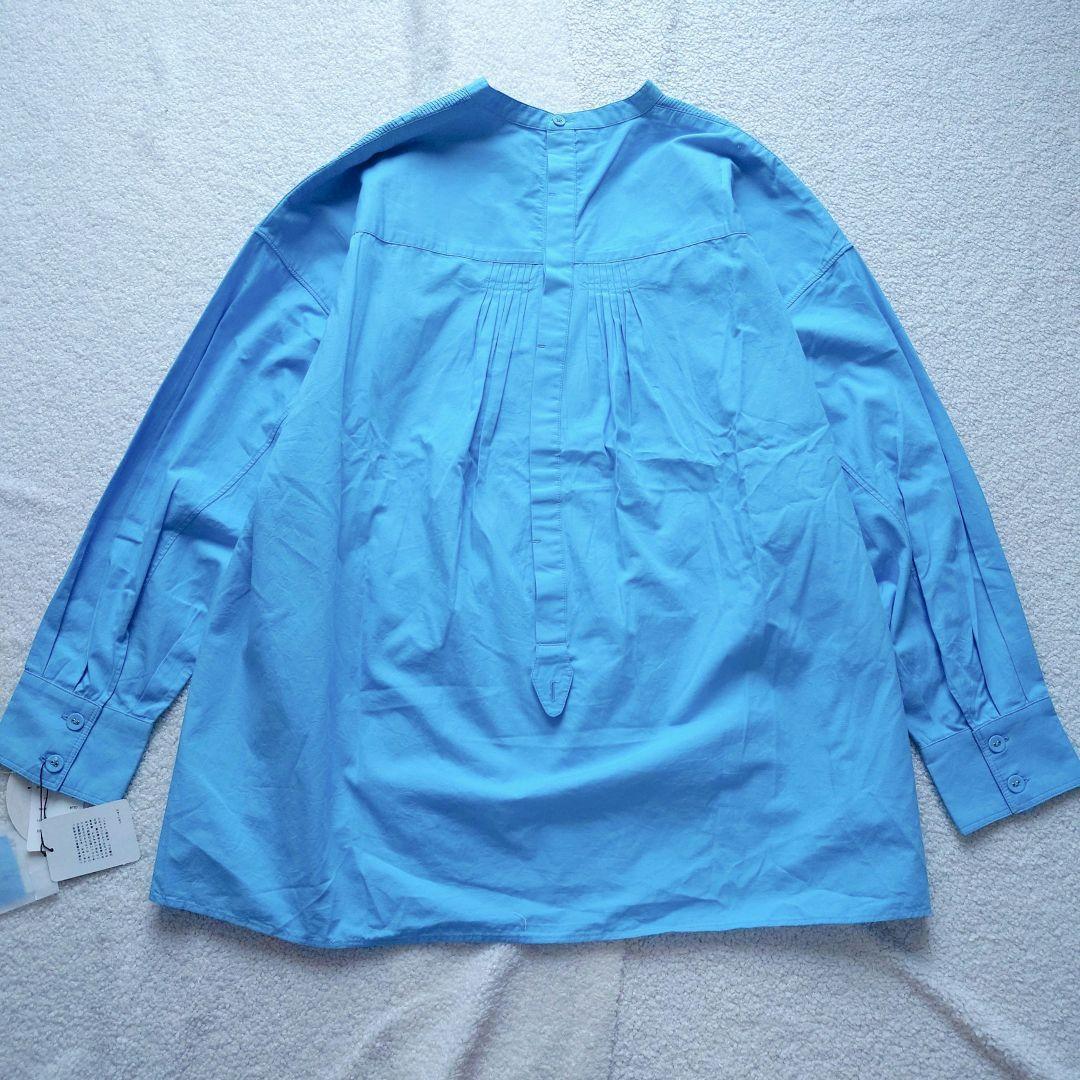 タグ付 Pheeta Trinity ブザム シャツ ブルー インドコットン