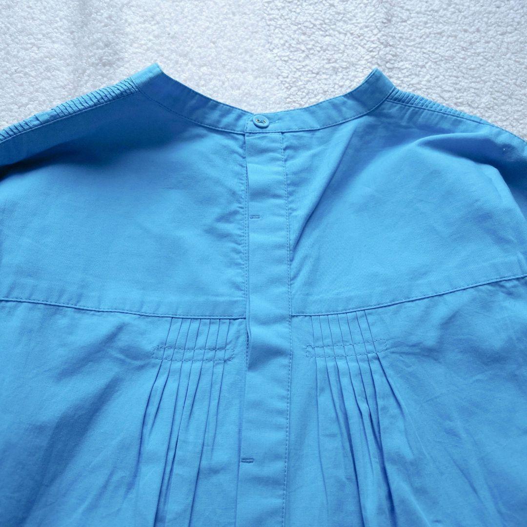 タグ付 Pheeta Trinity ブザム シャツ ブルー インドコットン