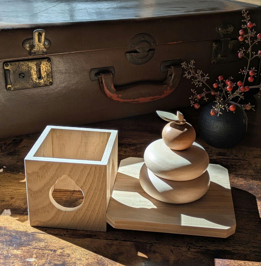 木製 鏡餅 正月飾り