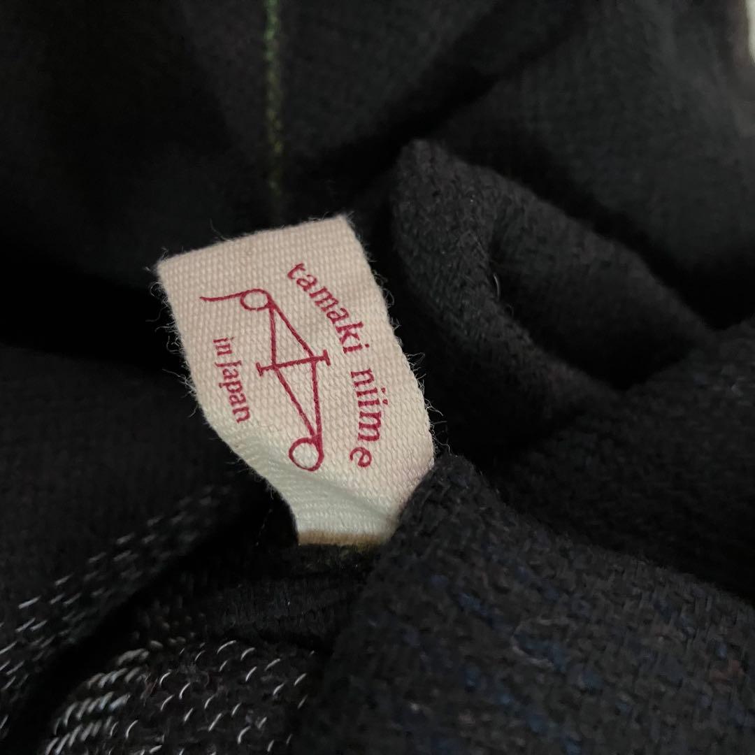 tamaki niime　タマキニイメ　ワンピース　ウール混　ノースリーブ　濃茶