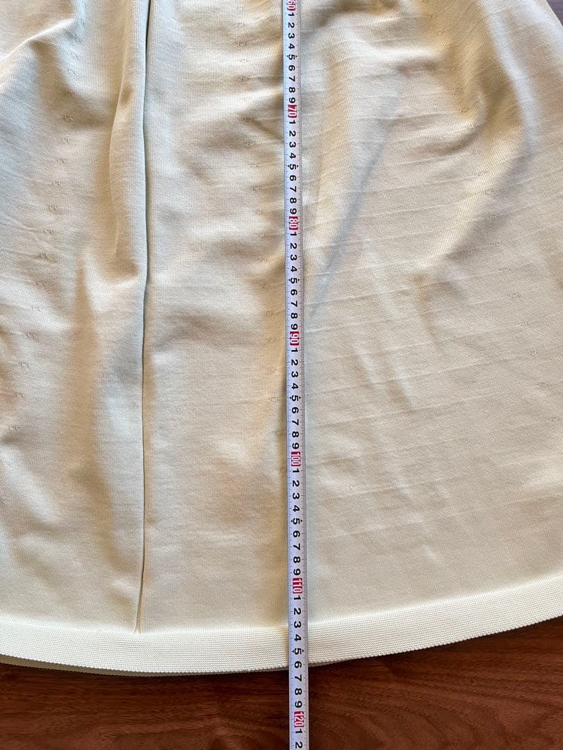 アプワイザーリッシェ ホールガーメントビスチェ切替ワンピース 黄緑 サイズ2/M