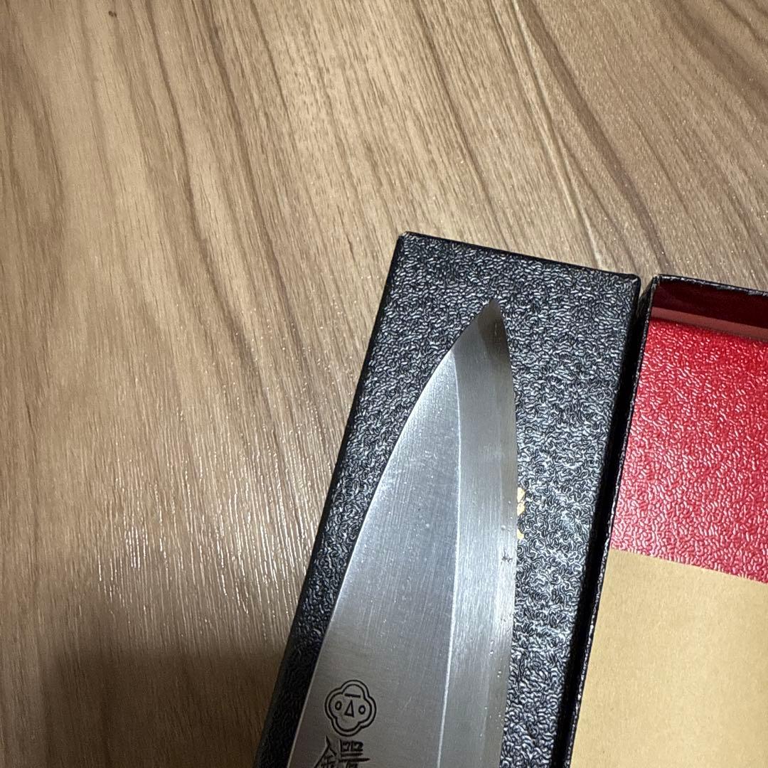 鍔屋　青二鋼　出刃包丁　刃渡り　12.5cm