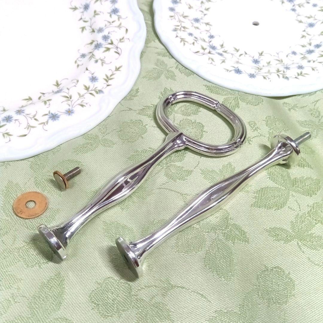 ロイヤルアルバート キャロライン ケーキスタンド2段