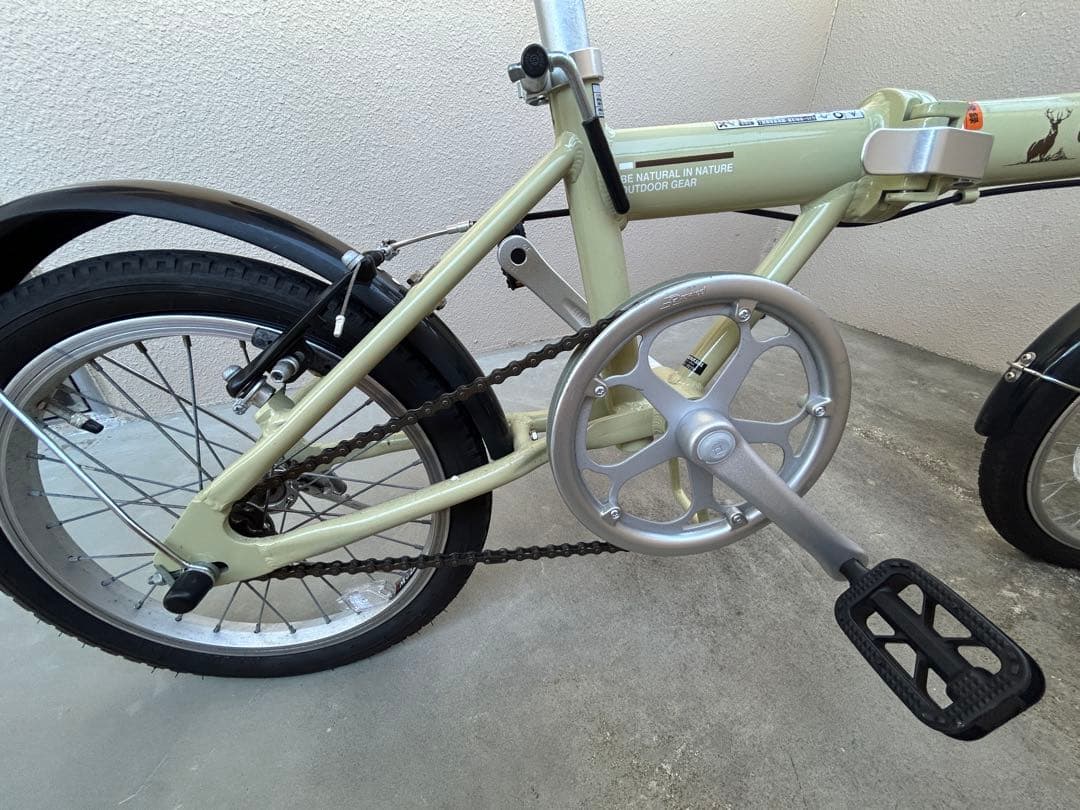 【送料込】中古CAPTAIN STAG 折りたたみ自転車