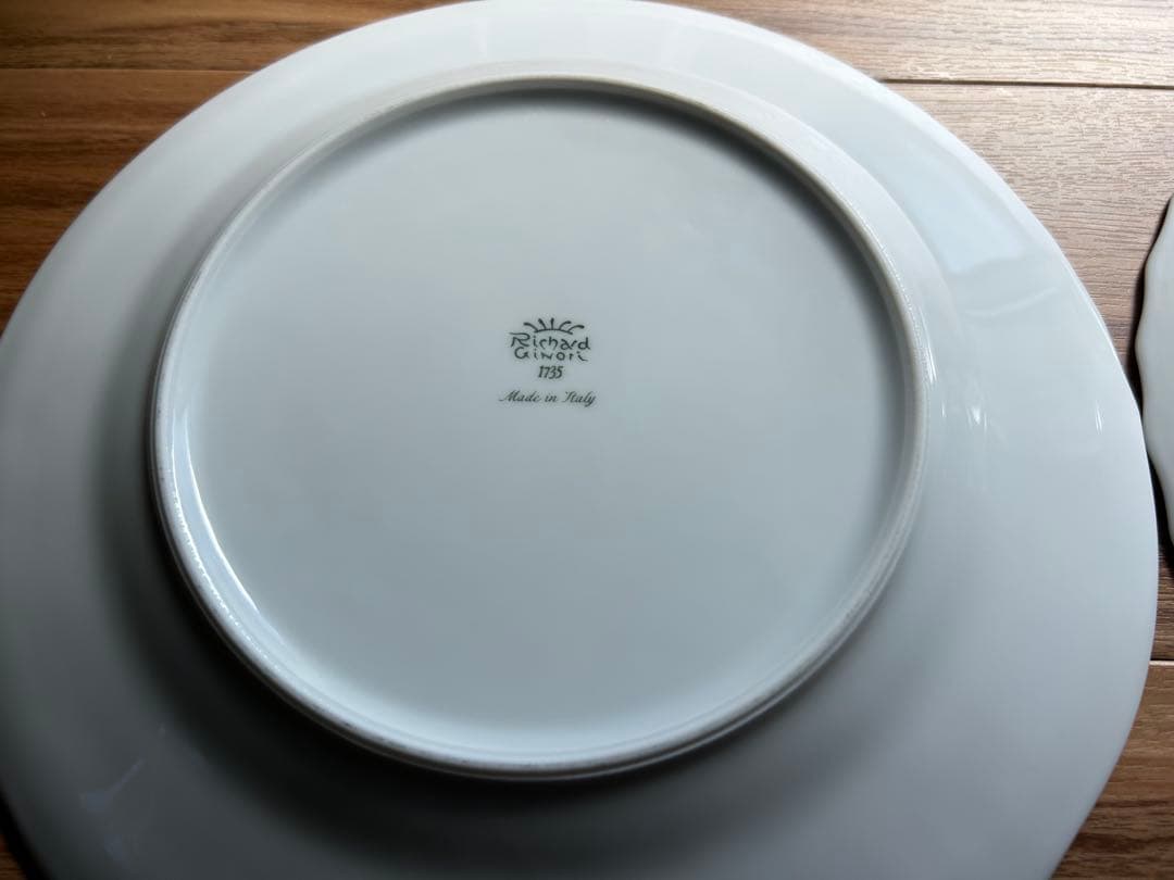リチャードジノリ ジノリ ベッキオホワイト プレート26cm 2枚セット